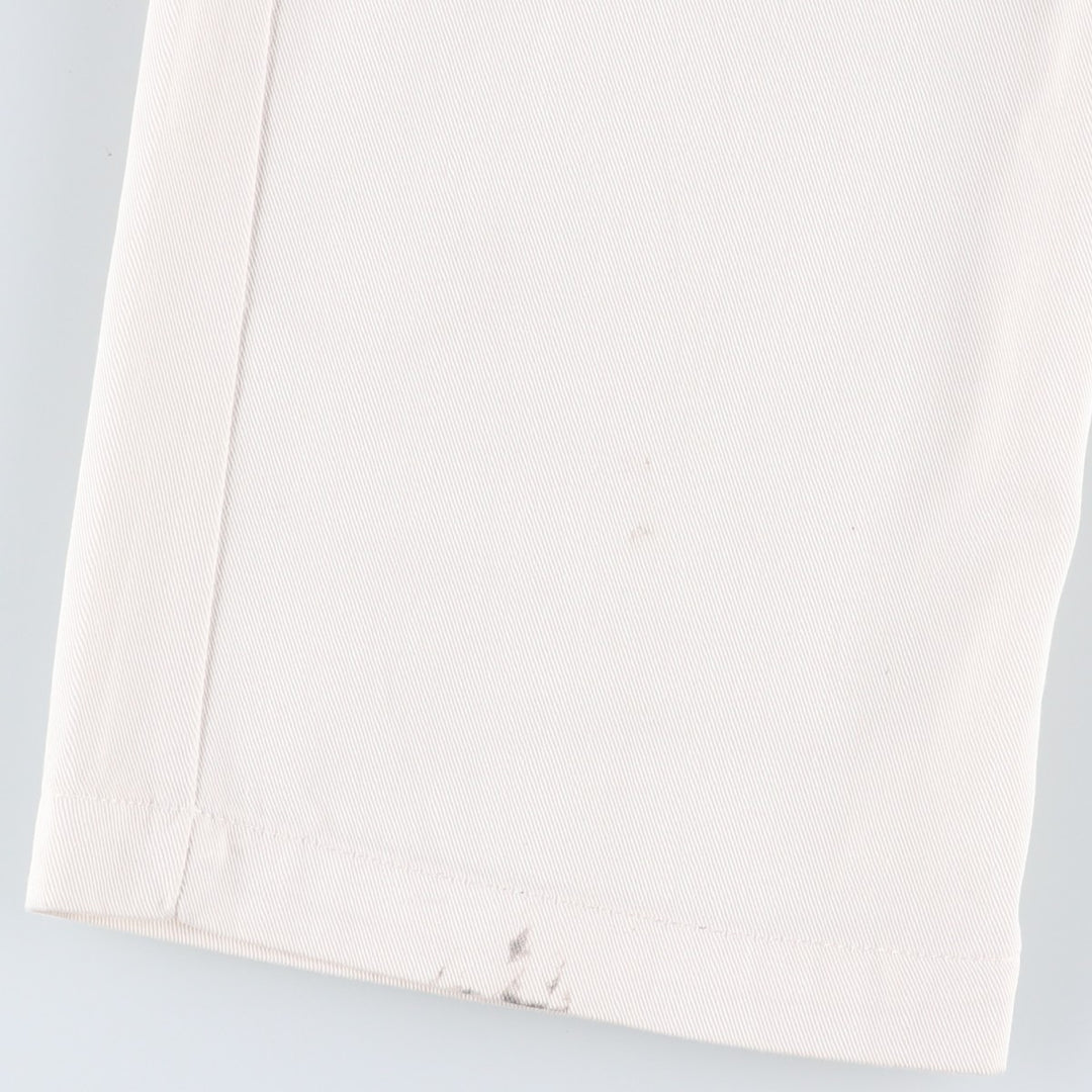 Men's work pants, equivalent to size W34. unclear white type Vintage Second Hand