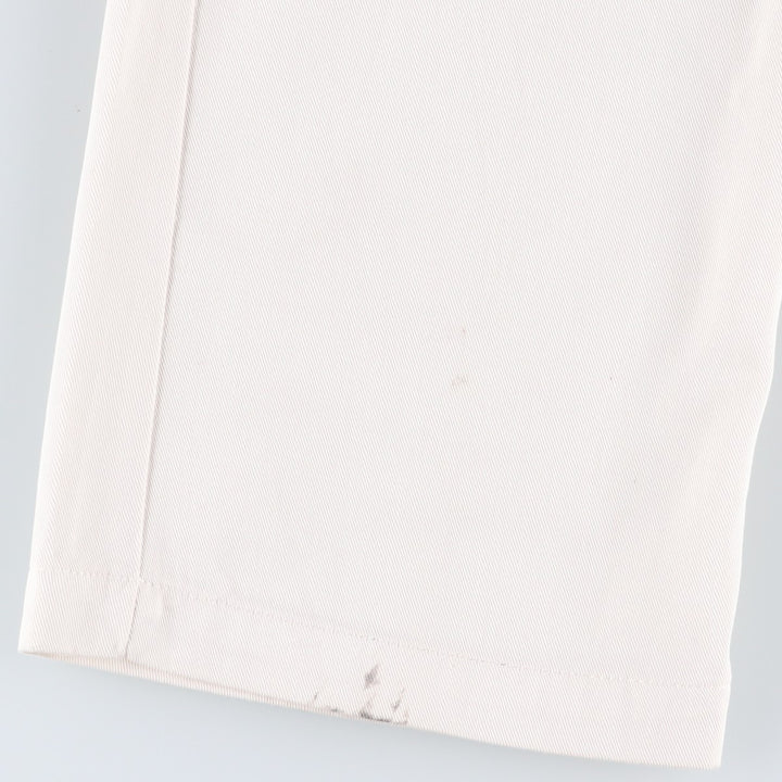 Men's work pants, equivalent to size W34. unclear white type Vintage Second Hand