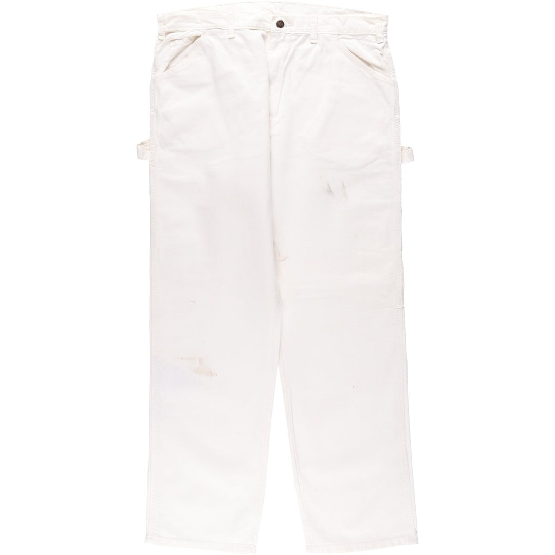 Dickies painter pants, made in Canada, men's size W37 (approx.) cotton white type Vintage Second Hand