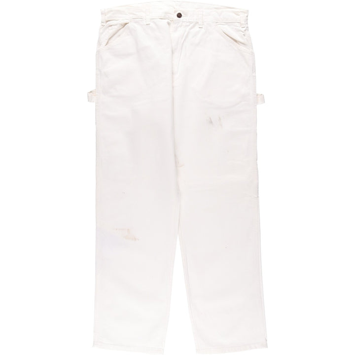 Dickies painter pants, made in Canada, men's size W37 (approx.) cotton white type Vintage Second Hand