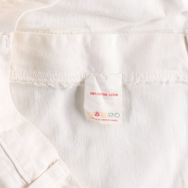 Dickies painter pants, made in Canada, men's size W37 (approx.) cotton white type Vintage Second Hand