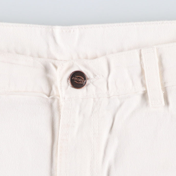 Dickies painter pants, made in Canada, men's size W37 (approx.) cotton white type Vintage Second Hand