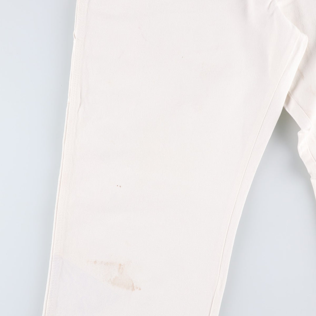 Dickies painter pants, made in Canada, men's size W37 (approx.) cotton white type Vintage Second Hand