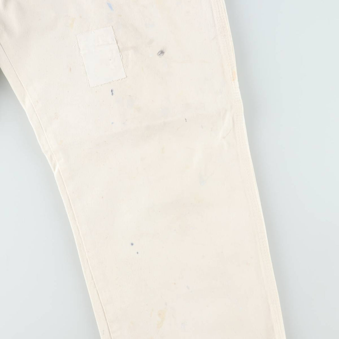 Dickies DURON Painter Pants, Men's W32 (approx.) cotton white type Vintage Second Hand