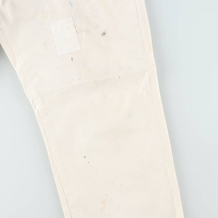 Dickies DURON Painter Pants, Men's W32 (approx.) cotton white type Vintage Second Hand