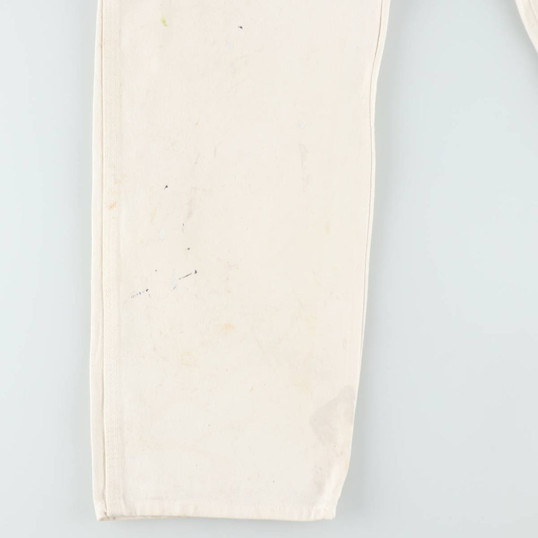 Dickies DURON Painter Pants, Men's W32 (approx.) cotton white type Vintage Second Hand