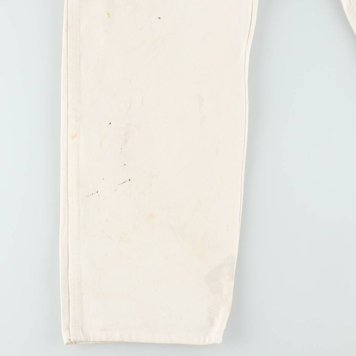 Dickies DURON Painter Pants, Men's W32 (approx.) cotton white type Vintage Second Hand