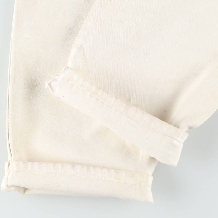 Dickies DURON Painter Pants, Men's W32 (approx.) cotton white type Vintage Second Hand