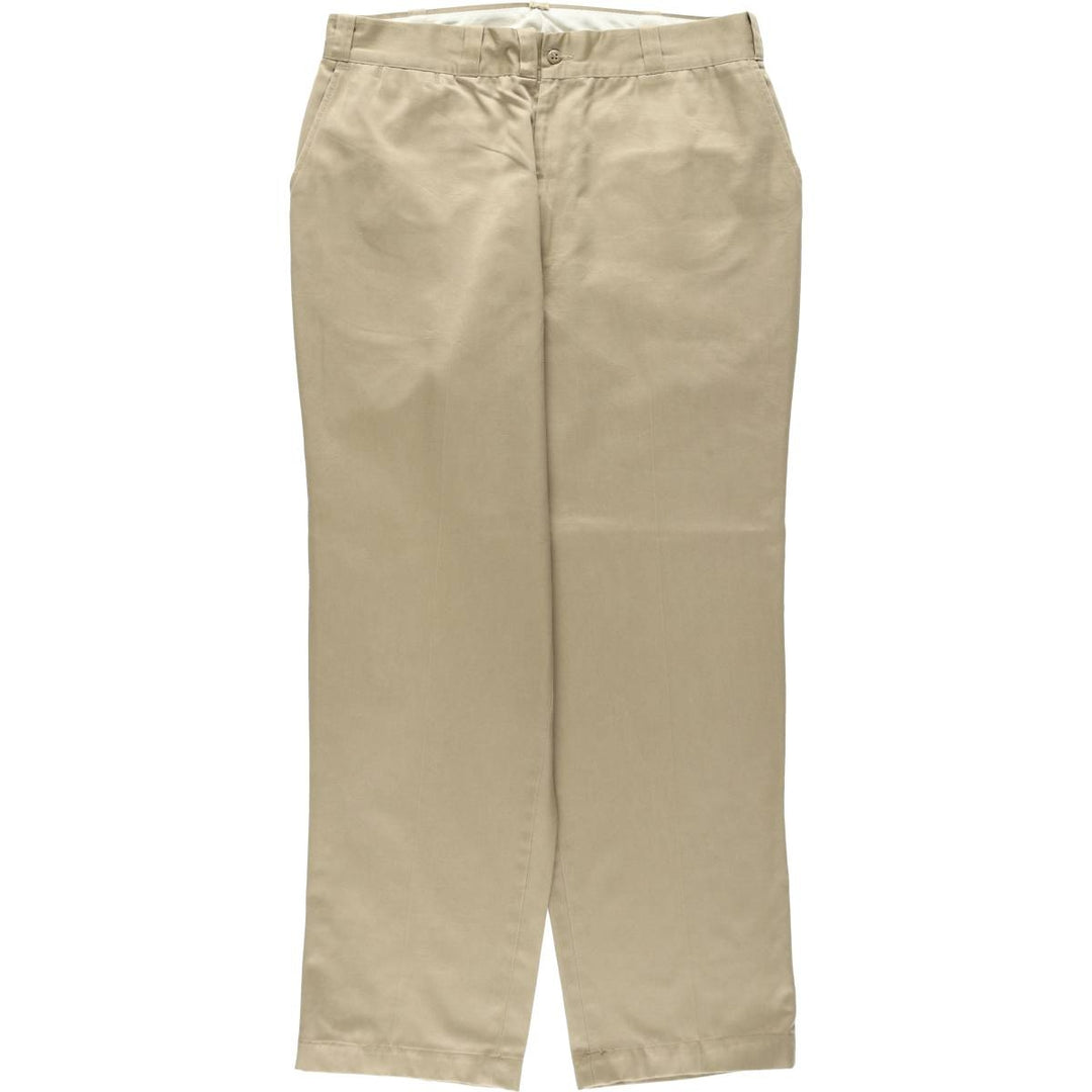 1970'S Big Mac JC Penney Work Pants, Men's Size W34 (approx.), Vintage polyester Beige type Vintage Second Hand