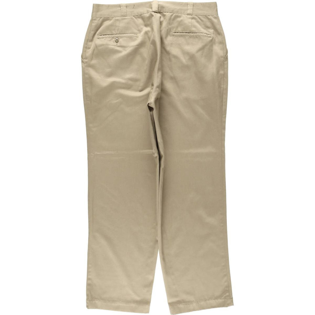 1970'S Big Mac JC Penney Work Pants, Men's Size W34 (approx.), Vintage polyester Beige type Vintage Second Hand