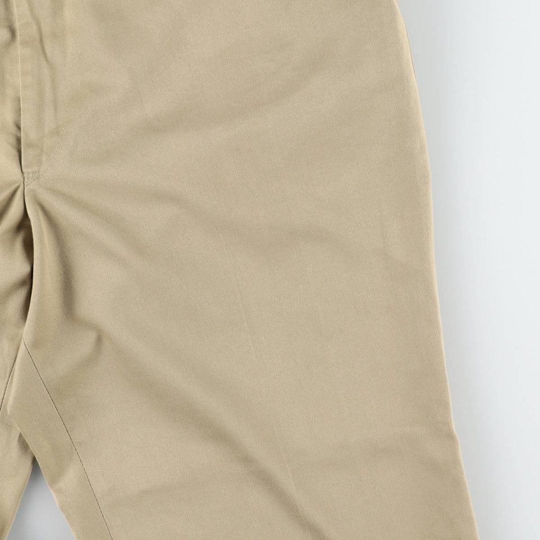 1970'S Big Mac JC Penney Work Pants, Men's Size W34 (approx.), Vintage polyester Beige type Vintage Second Hand