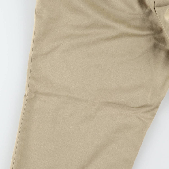 1970'S Big Mac JC Penney Work Pants, Men's Size W34 (approx.), Vintage polyester Beige type Vintage Second Hand