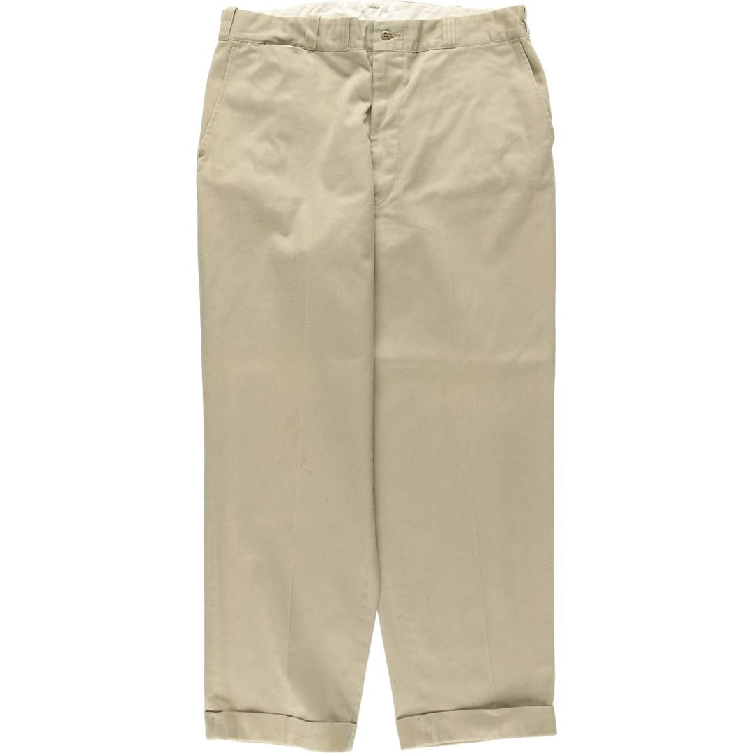 1970'S Big Mac Penn-Presto Work Pants, Men's Size W36 (approx.), Vintage polyester Beige type Vintage Second Hand