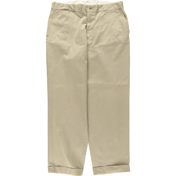 1970'S Big Mac Penn-Presto Work Pants, Men's Size W36 (approx.), Vintage polyester Beige type Vintage Second Hand