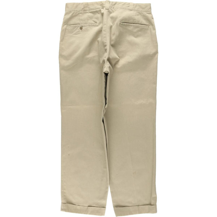 1970'S Big Mac Penn-Presto Work Pants, Men's Size W36 (approx.), Vintage polyester Beige type Vintage Second Hand