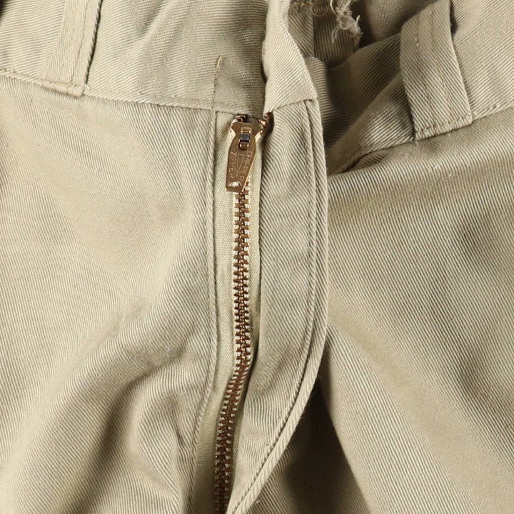1970'S Big Mac Penn-Presto Work Pants, Men's Size W36 (approx.), Vintage polyester Beige type Vintage Second Hand