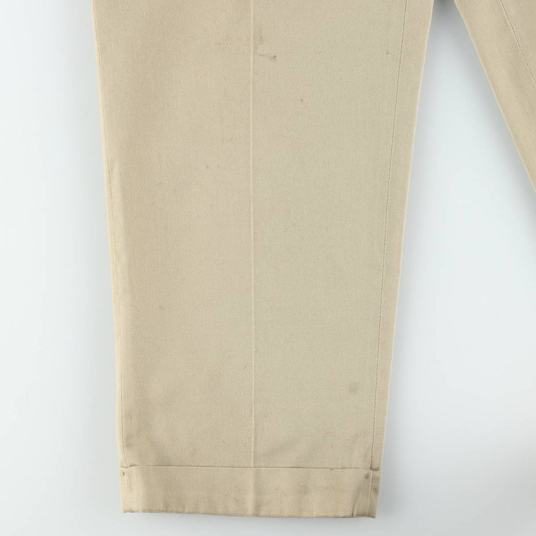 1970'S Big Mac Penn-Presto Work Pants, Men's Size W36 (approx.), Vintage polyester Beige type Vintage Second Hand