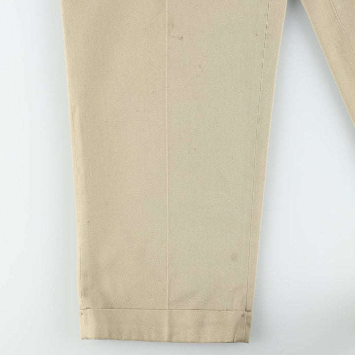 1970'S Big Mac Penn-Presto Work Pants, Men's Size W36 (approx.), Vintage polyester Beige type Vintage Second Hand