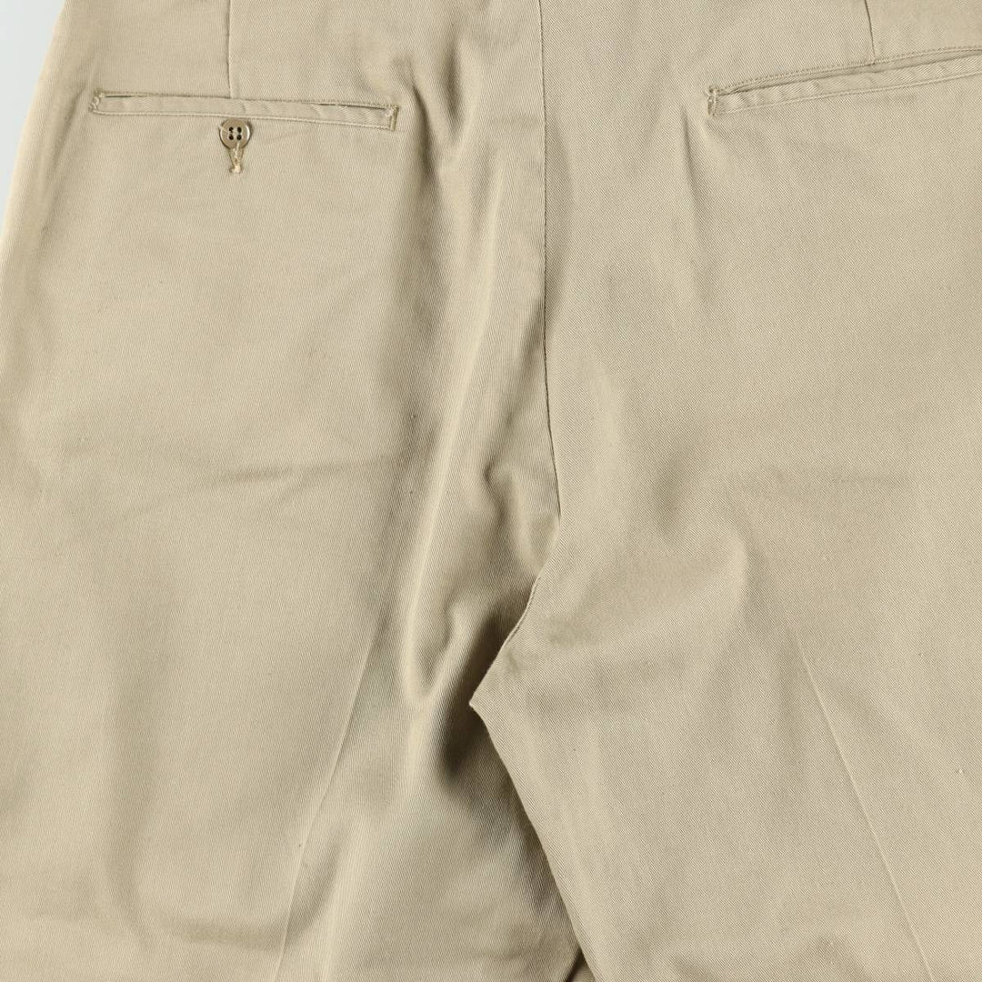 1970'S Big Mac Penn-Presto Work Pants, Men's Size W36 (approx.), Vintage polyester Beige type Vintage Second Hand