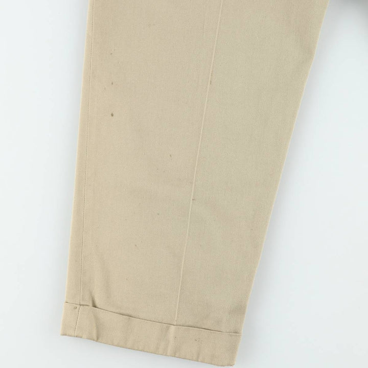 1970'S Big Mac Penn-Presto Work Pants, Men's Size W36 (approx.), Vintage polyester Beige type Vintage Second Hand