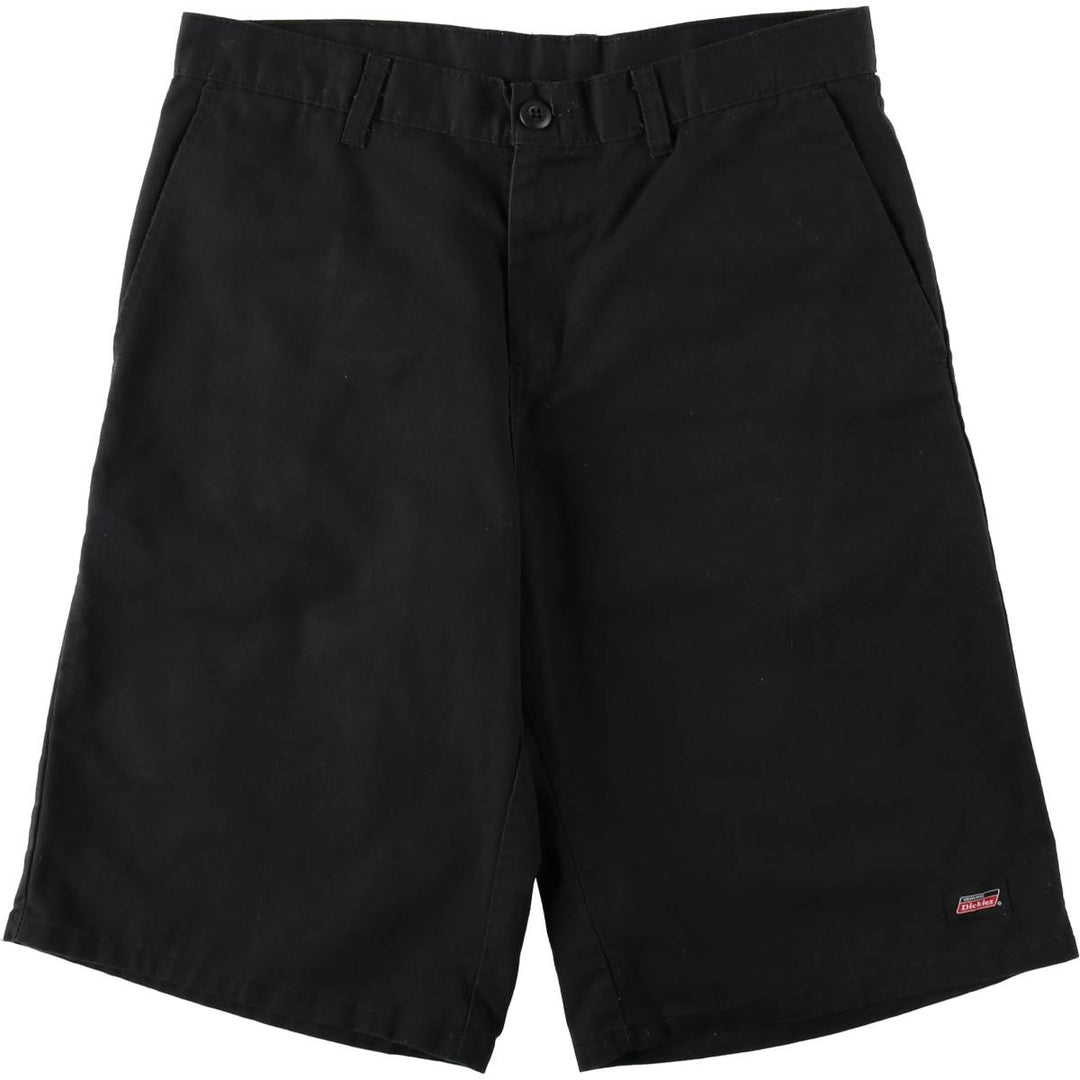 Dickies Work Shorts, Half Pants, Men's, W34 equivalent polyester black type Vintage Second Hand