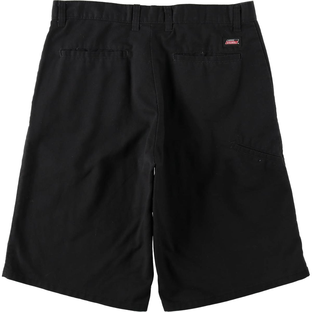 Dickies Work Shorts, Half Pants, Men's, W34 equivalent polyester black type Vintage Second Hand