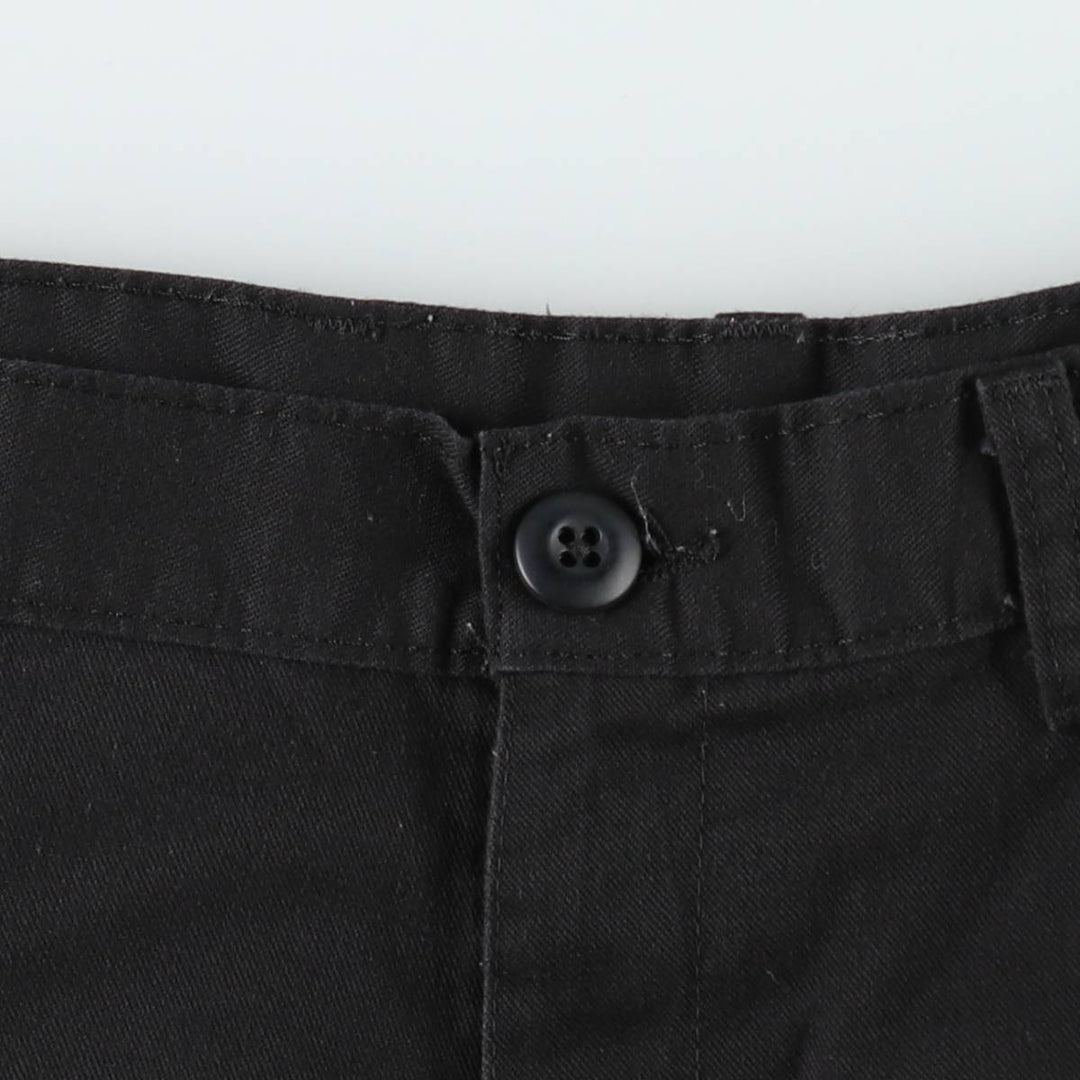 Dickies Work Shorts, Half Pants, Men's, W34 equivalent polyester black type Vintage Second Hand