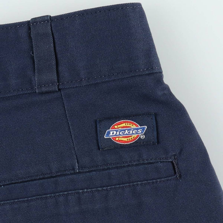 Dickies 2-Pleat Work Shorts, Men's Size W34 (approx.) unclear navy blue type Vintage Second Hand
