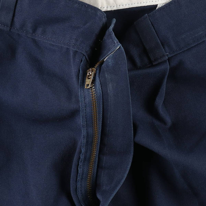 Dickies 2-Pleat Work Shorts, Men's Size W34 (approx.) unclear navy blue type Vintage Second Hand