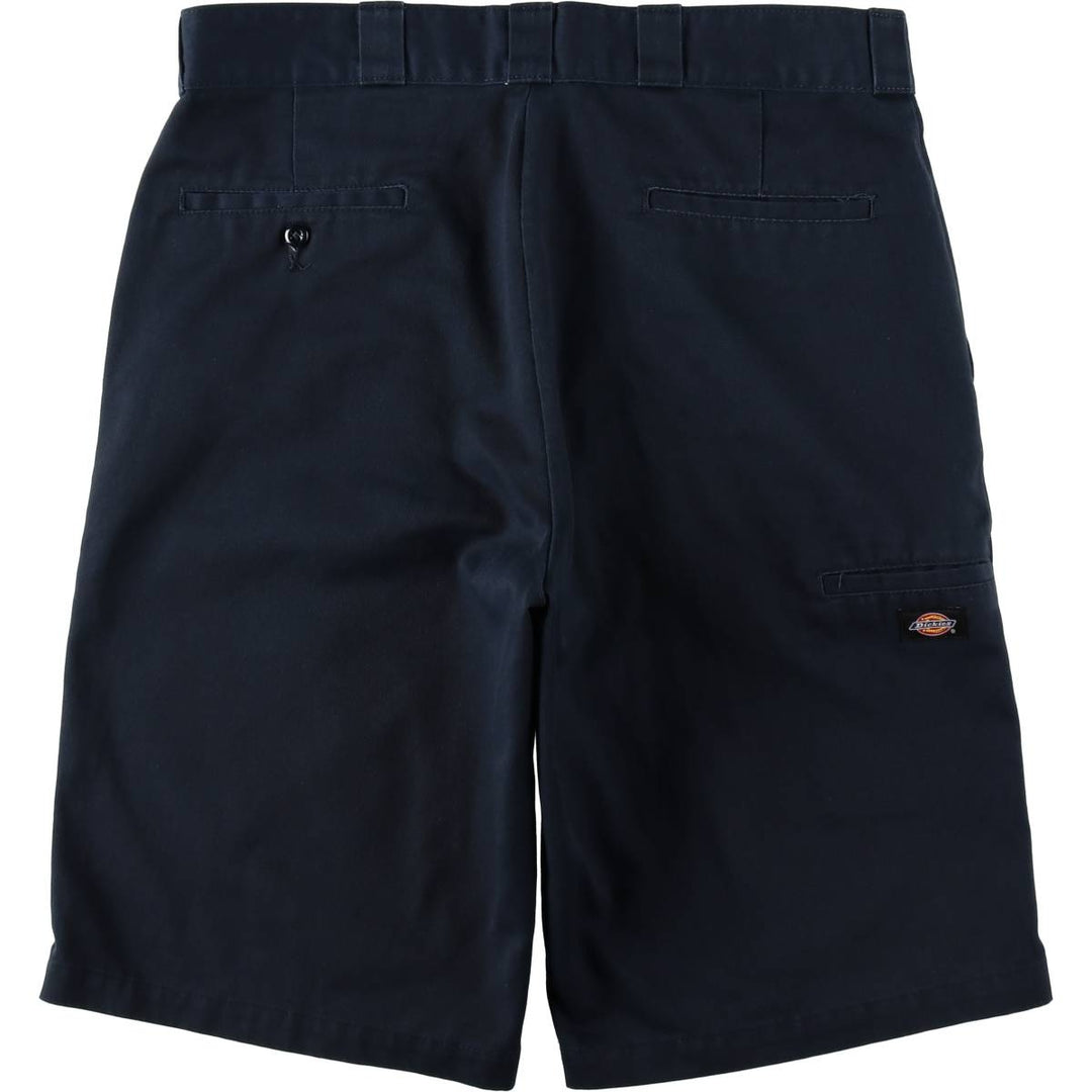 Dickies Relaxed Fit Work Shorts, Half Pants, Men's, W36 equivalent polyester navy blue type Vintage Second Hand
