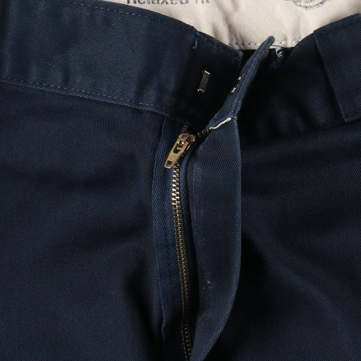 Dickies Relaxed Fit Work Shorts, Half Pants, Men's, W36 equivalent polyester navy blue type Vintage Second Hand