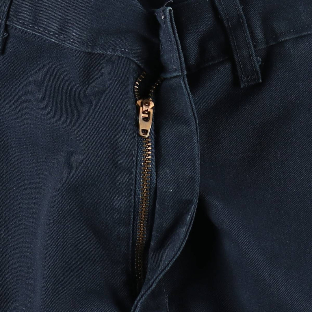 Dickies Work Shorts, Half Pants, Men's, W35 equivalent polyester navy blue type Vintage Second Hand