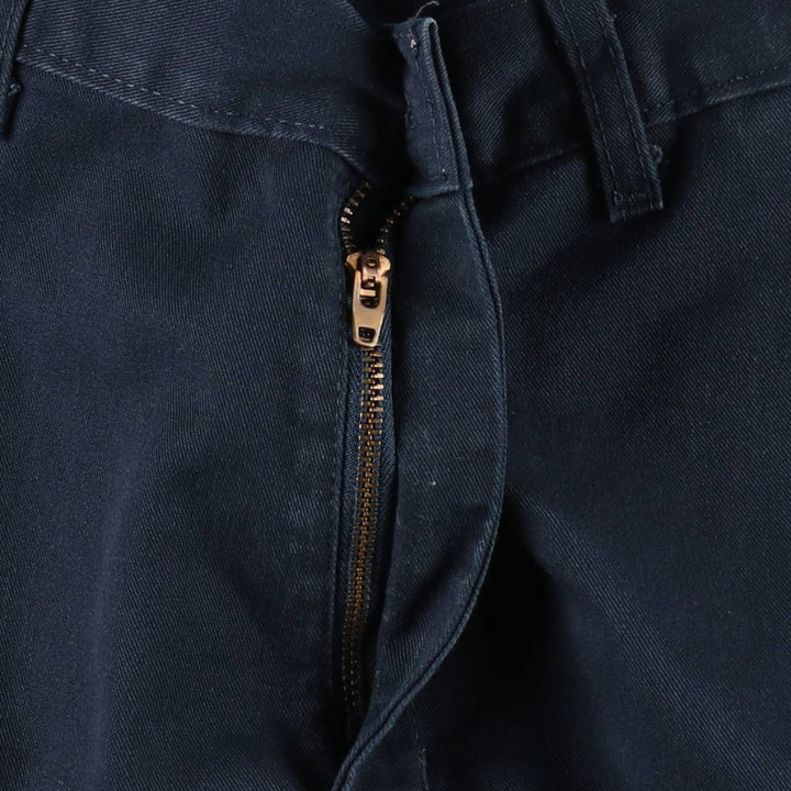 Dickies Work Shorts, Half Pants, Men's, W35 equivalent polyester navy blue type Vintage Second Hand
