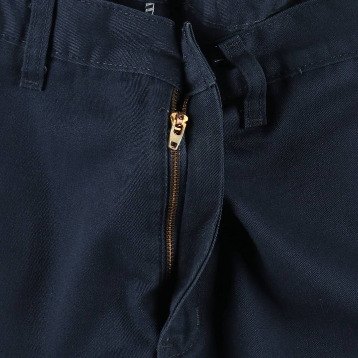 Dickies Work Shorts, Half Pants, Men's, W35 equivalent polyester navy blue type Vintage Second Hand