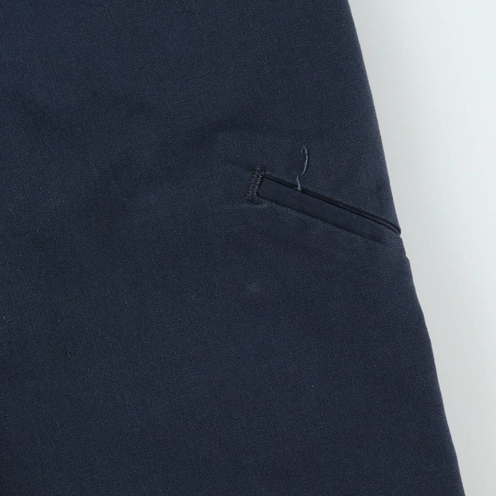 Dickies Work Shorts, Half Pants, Men's, W35 equivalent polyester navy blue type Vintage Second Hand