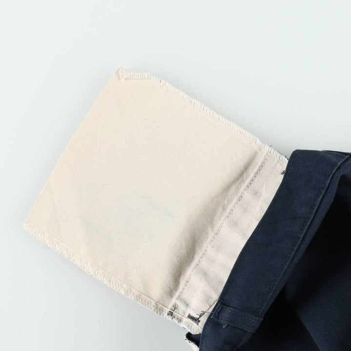 Dickies Work Shorts, Half Pants, Men's, W35 equivalent polyester navy blue type Vintage Second Hand