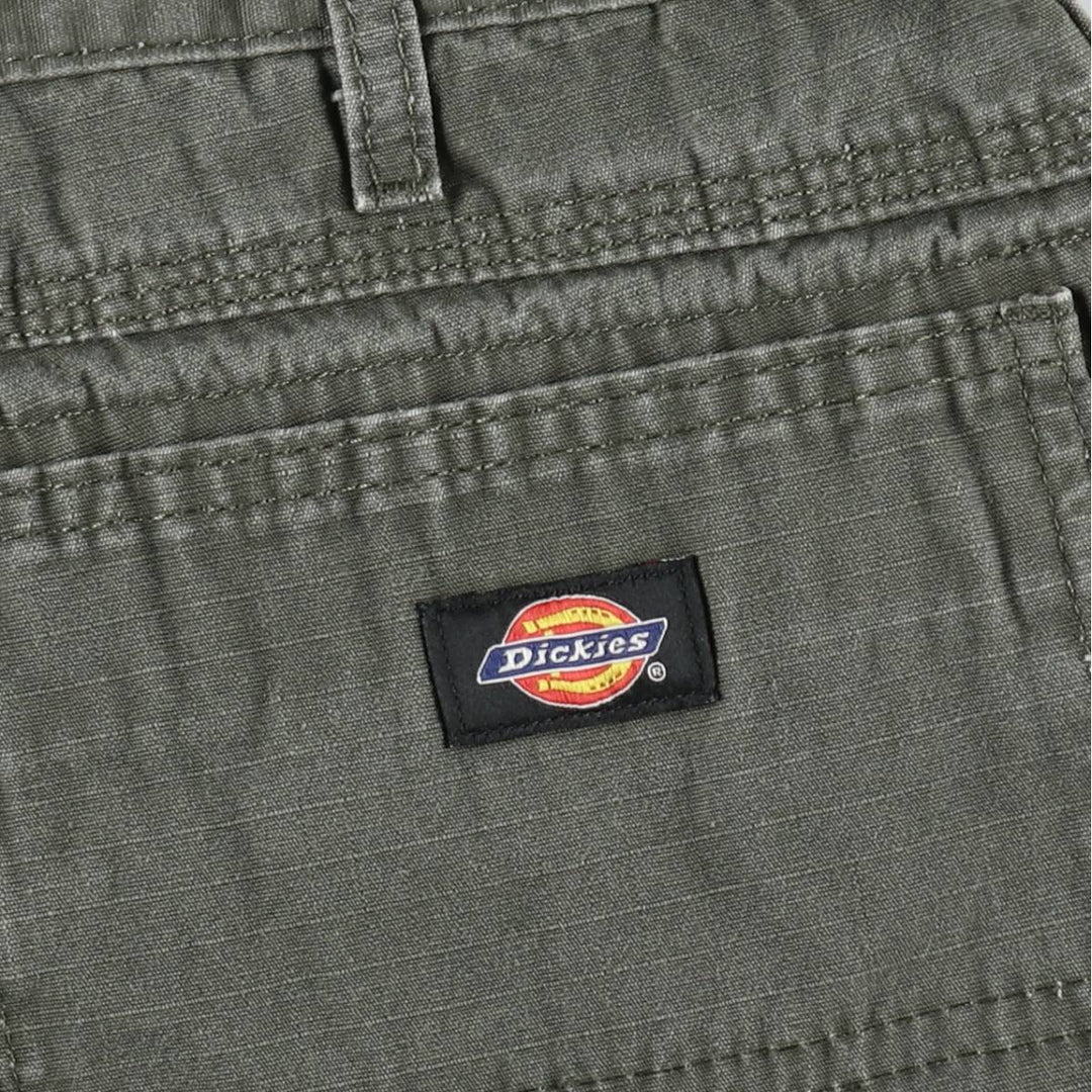 Dickies Ripstop Painter Shorts, Men's Size W34 (approx.) cotton Khaki type Vintage Second Hand
