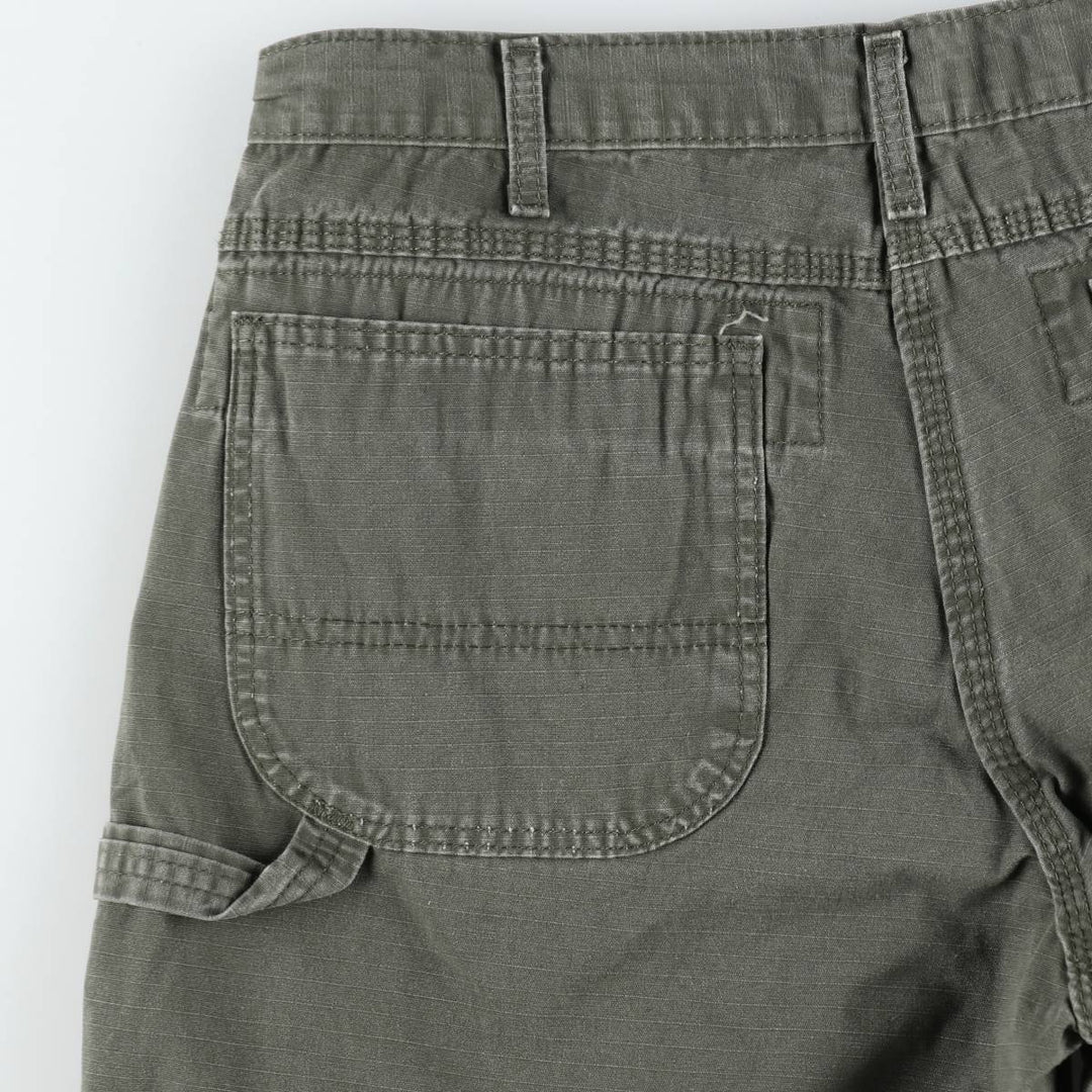 Dickies Ripstop Painter Shorts, Men's Size W34 (approx.) cotton Khaki type Vintage Second Hand
