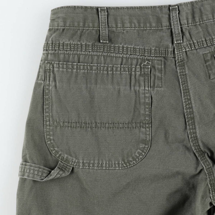Dickies Ripstop Painter Shorts, Men's Size W34 (approx.) cotton Khaki type Vintage Second Hand