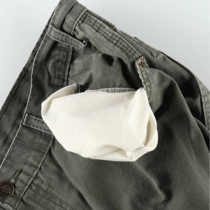 Dickies Ripstop Painter Shorts, Men's Size W34 (approx.) cotton Khaki type Vintage Second Hand