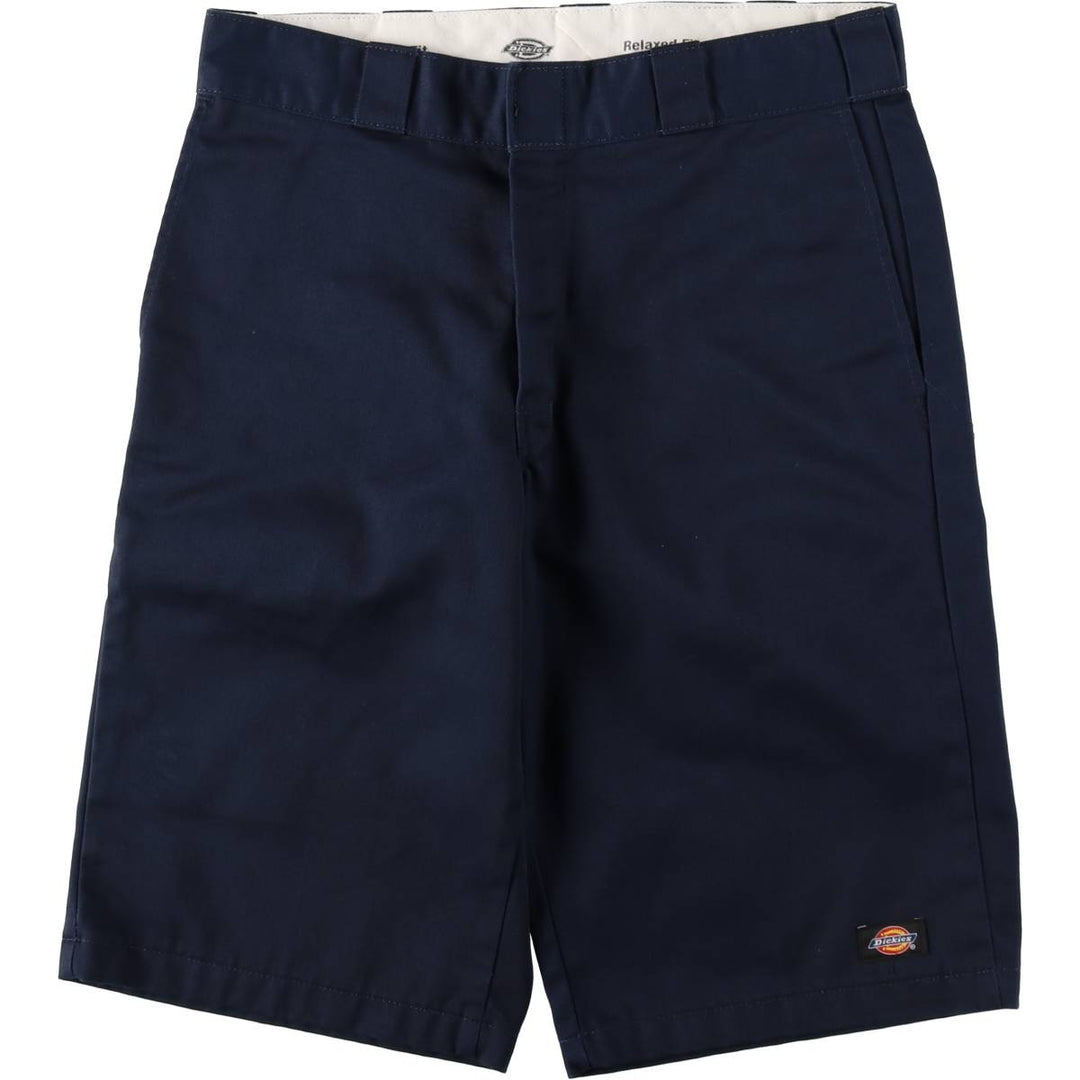 Dickies Relaxed Fit Work Shorts, Men's, Size W32 polyester navy blue type Vintage Second Hand