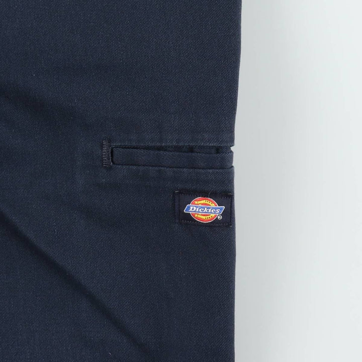 Dickies Work Shorts, Half Pants, Men's, W30 equivalent polyester navy blue type Vintage Second Hand
