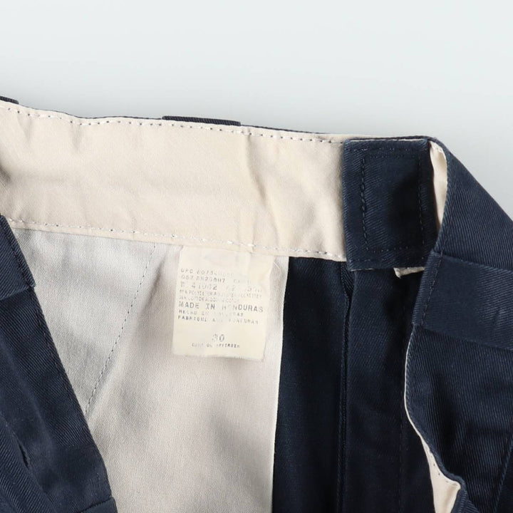 Dickies Work Shorts, Half Pants, Men's, W30 equivalent polyester navy blue type Vintage Second Hand