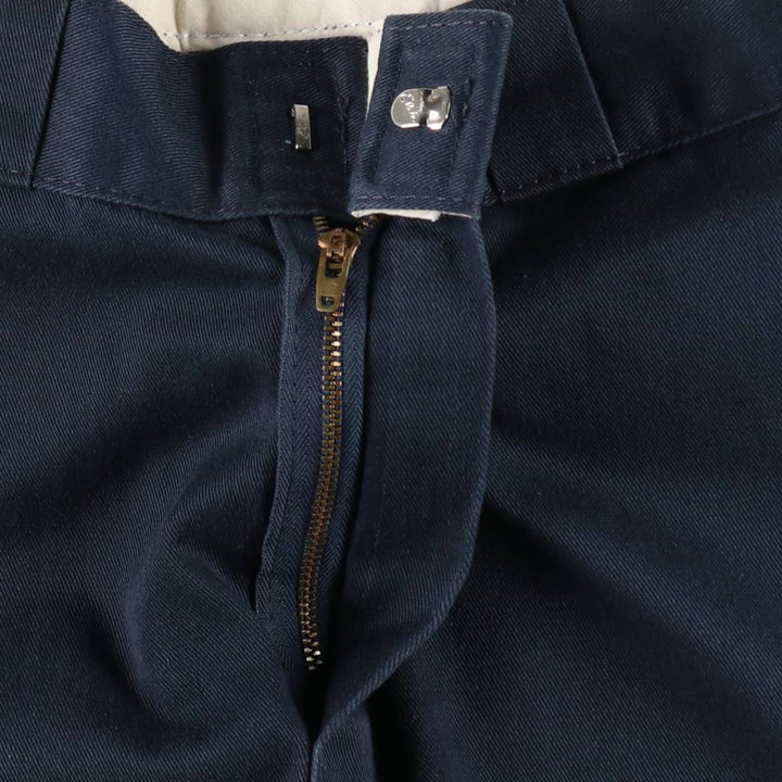 Dickies Work Shorts, Half Pants, Men's, W30 equivalent polyester navy blue type Vintage Second Hand