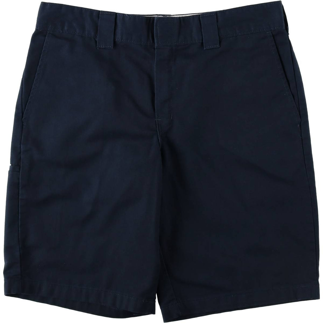 Dickies Relaxed Fit Work Shorts, Half Pants, Men's, W35 equivalent polyester navy blue type Vintage Second Hand