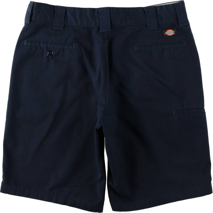 Dickies Relaxed Fit Work Shorts, Half Pants, Men's, W35 equivalent polyester navy blue type Vintage Second Hand