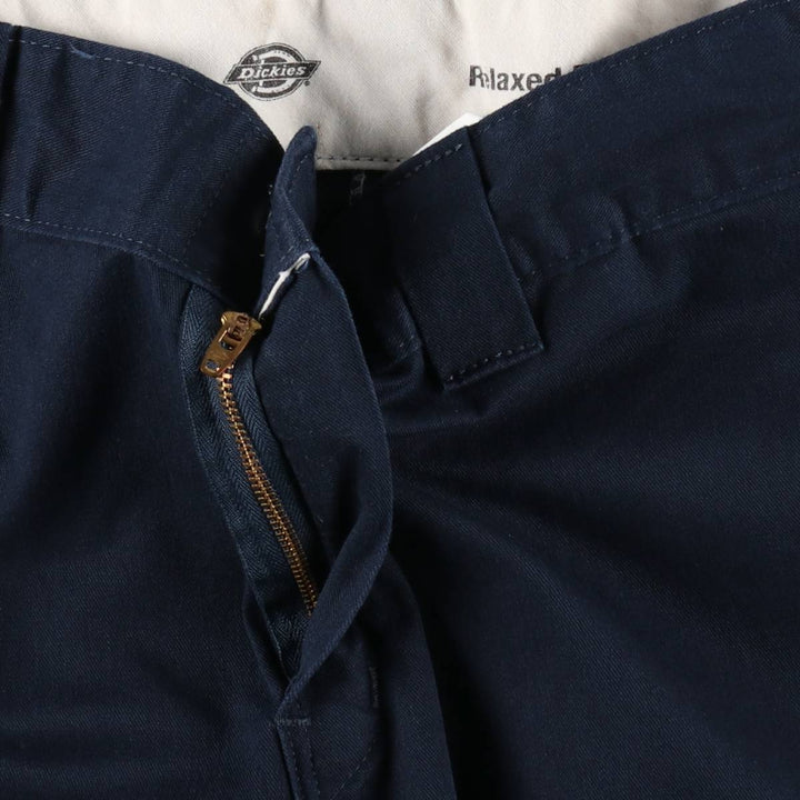 Dickies Relaxed Fit Work Shorts, Half Pants, Men's, W35 equivalent polyester navy blue type Vintage Second Hand