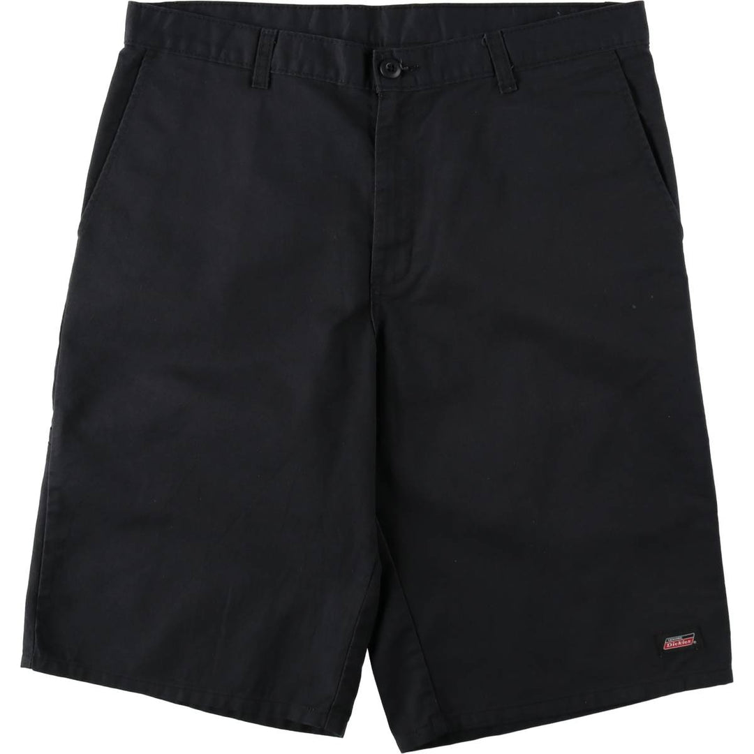Dickies Work Shorts, Half Pants, Men's, W37 equivalent polyester black type Vintage Second Hand