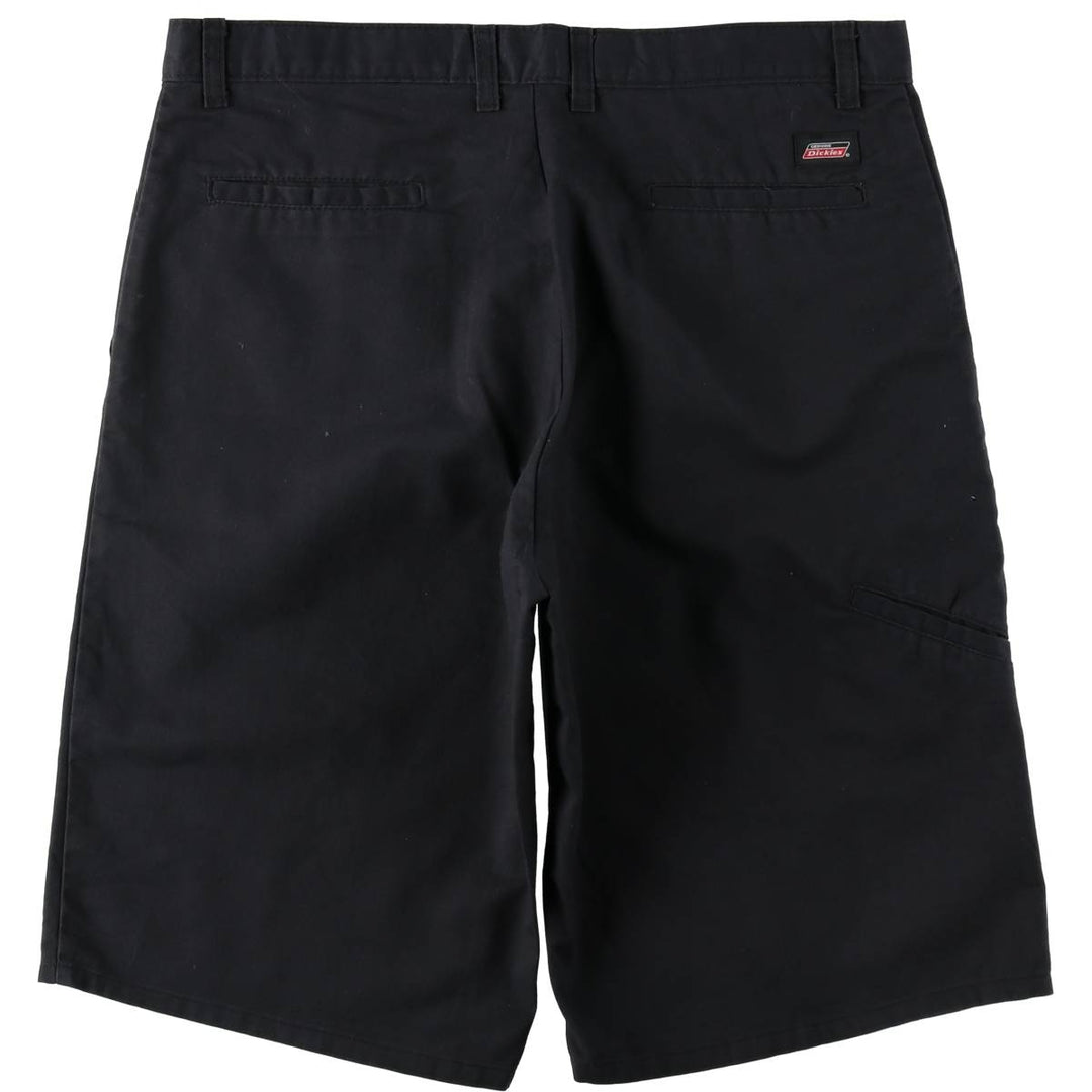 Dickies Work Shorts, Half Pants, Men's, W37 equivalent polyester black type Vintage Second Hand