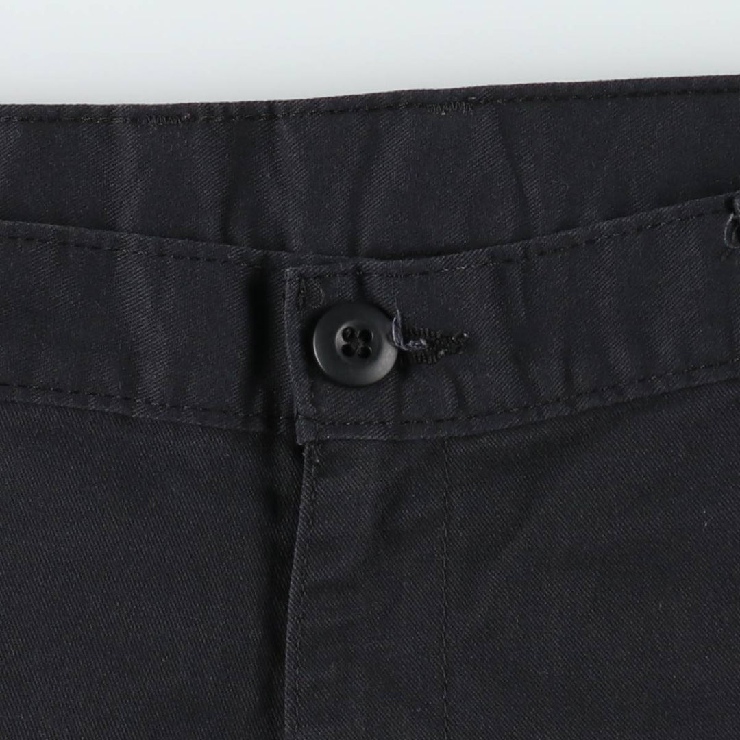 Dickies Work Shorts, Half Pants, Men's, W37 equivalent polyester black type Vintage Second Hand